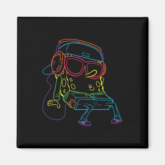 Squarepants Hip Hop Magnet (Vorne)