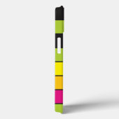 Squares Brihell Neon farbiges Muster Case-Mate iPhone Hülle (Rückseite / Rechts)