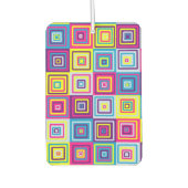Squares Pattern Autolufterfrischer (Vorderseite)
