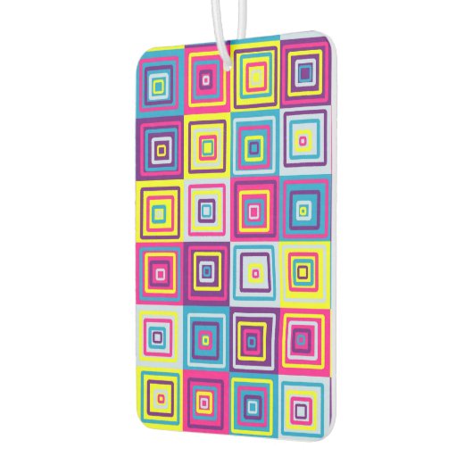 Squares Pattern Autolufterfrischer (Links)