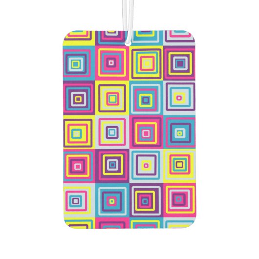 Squares Pattern Autolufterfrischer (Rückseite)