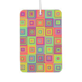 Squares Pattern Autolufterfrischer (Vorderseite)