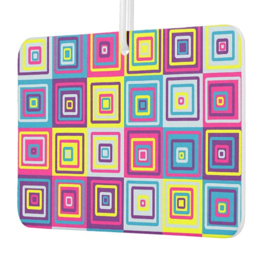 Squares Pattern Autolufterfrischer (Links)