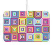 Squares Pattern Autolufterfrischer (Vorderseite)