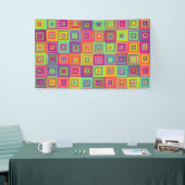 Squares Pattern Banner (Messeveranstaltung)