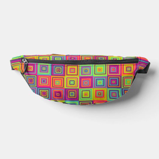 Squares Pattern Bauchtasche (Ablage )