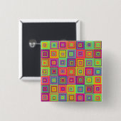 Squares Pattern Button (Vorne & Hinten)