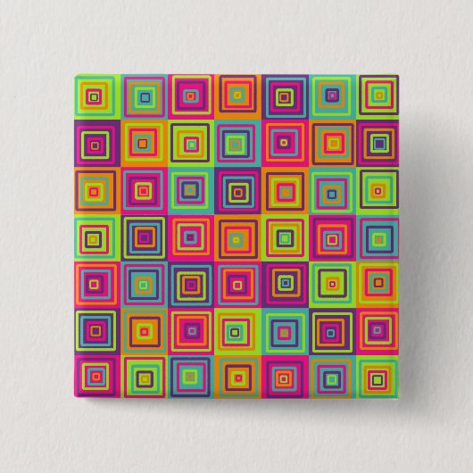 Squares Pattern Button (Vorderseite)