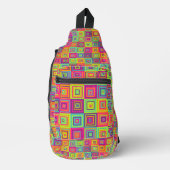 Squares Pattern Crossbody Bag (Vorderseite)