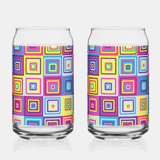 Squares Pattern Dosenglas (Links)