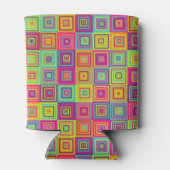 Squares Pattern Dosenkühler (Rückseite)