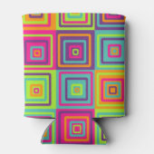 Squares Pattern Dosenkühler (Rückseite)