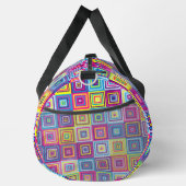 Squares Pattern Duffle Bag (Rechts)