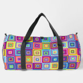 Squares Pattern Duffle Bag (Rückseite)