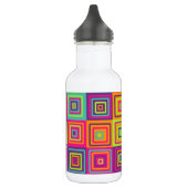 Squares Pattern Edelstahlflasche (Links)