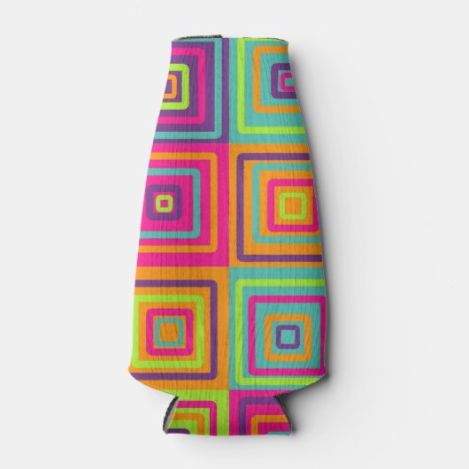 Squares Pattern Flaschenkühler (Vorderseite)