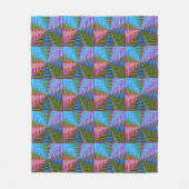 Squares Pattern Fleecedecke (Vorderseite)
