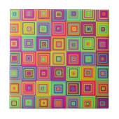 Squares Pattern Fliese (Vorderseite)