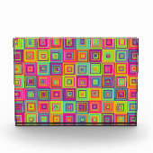 Squares Pattern Fotoblock (Vorderseite)