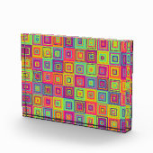 Squares Pattern Fotoblock (Rechts)