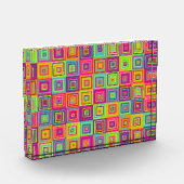 Squares Pattern Fotoblock (Links)
