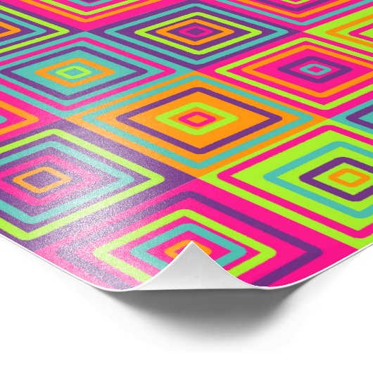 Squares Pattern Fotodruck (Ecke)