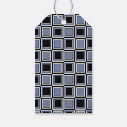 Squares pattern geschenkanhänger (Vorderseite)