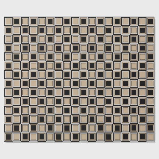 Squares pattern geschenkpapier (Flach)