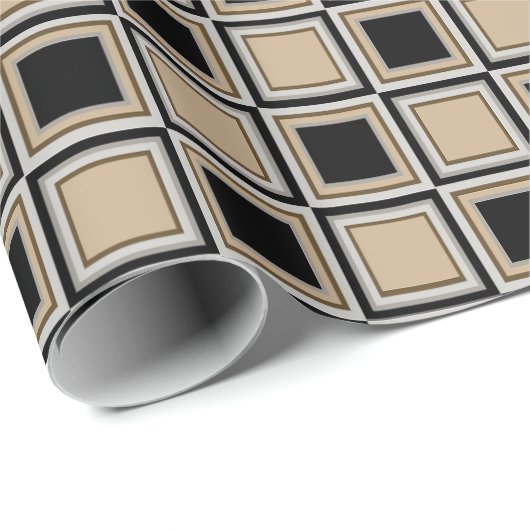 Squares pattern geschenkpapier (Rolleneckpunkt)