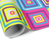 Squares Pattern Geschenkpapier (Rolleneckpunkt)