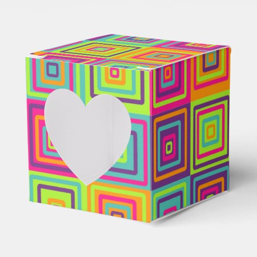Squares Pattern Geschenkschachtel (Vorderseite)