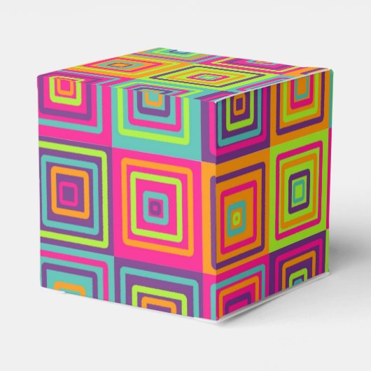 Squares Pattern Geschenkschachtel (Rückseite)