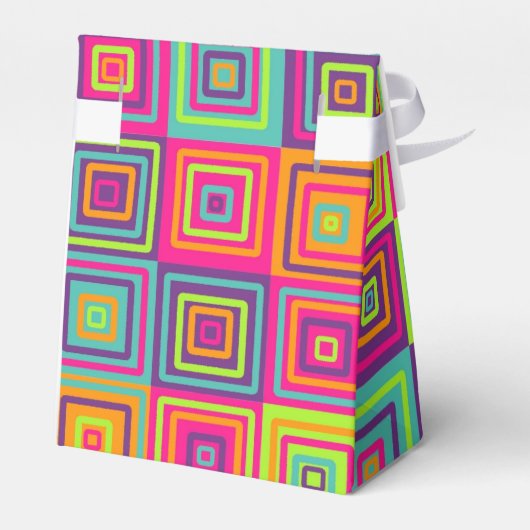 Squares Pattern Geschenkschachtel (Rückseite)