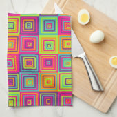 Squares Pattern Geschirrtuch (Viertel Falte)