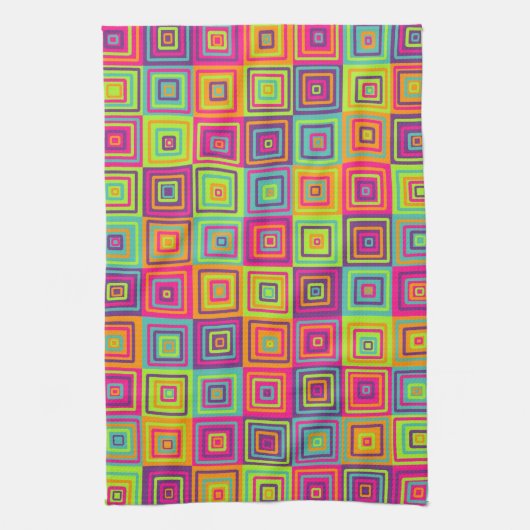 Squares Pattern Geschirrtuch (Vertikal)