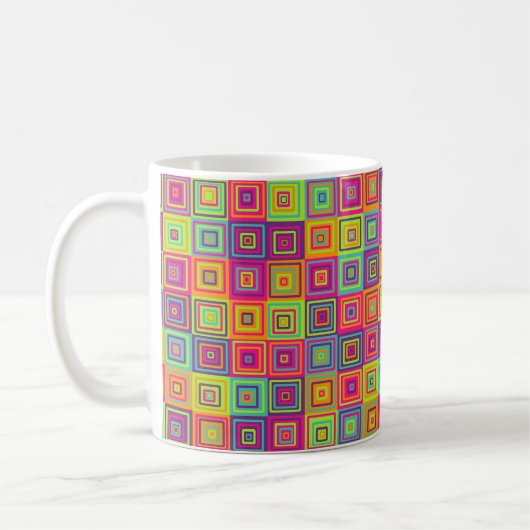 Squares Pattern Kaffeetasse (Links)