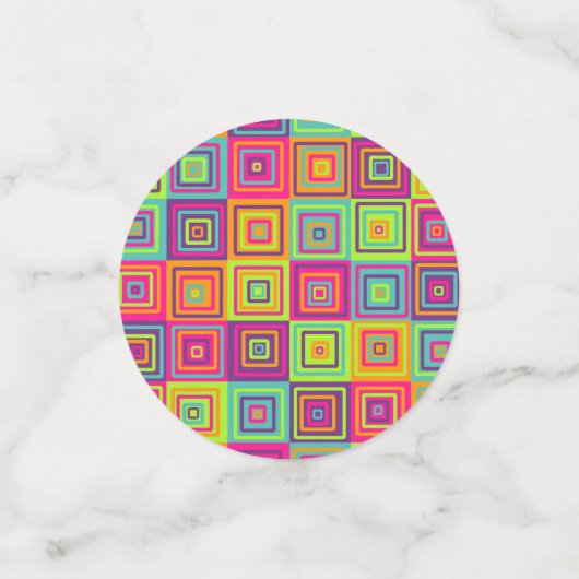 Squares Pattern Konfetti (Klein Vorderseite)