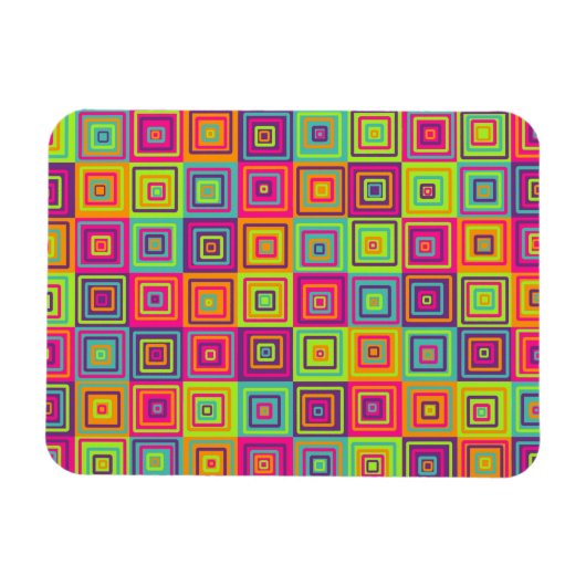 Squares Pattern Magnet (Horizontal)