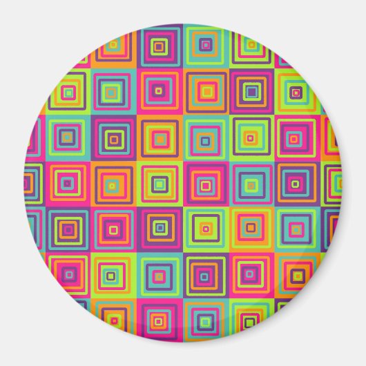 Squares Pattern Magnet (Vorne)