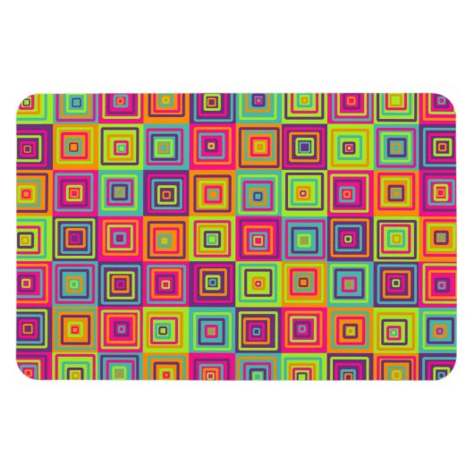 Squares Pattern Magnet (Horizontal)