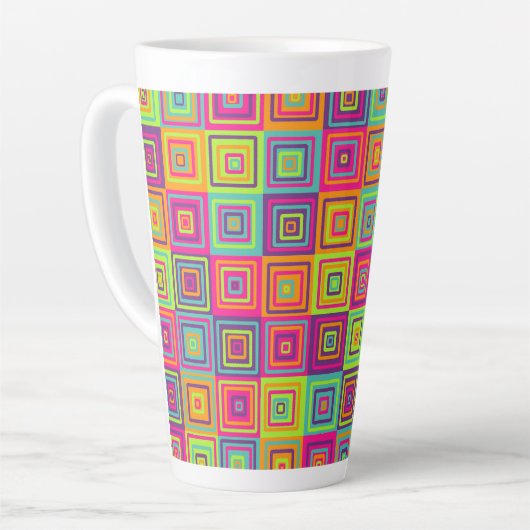 Squares Pattern Milchtasse (Linke Ecke)