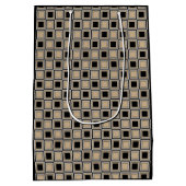 Squares pattern mittlere geschenktüte (Rückseite)