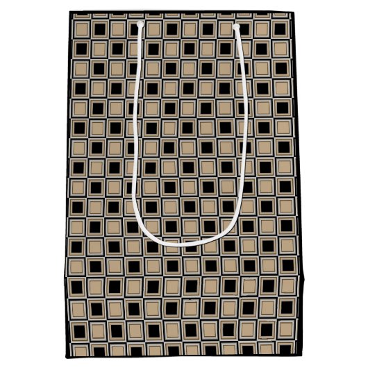 Squares pattern mittlere geschenktüte (Rückseite)