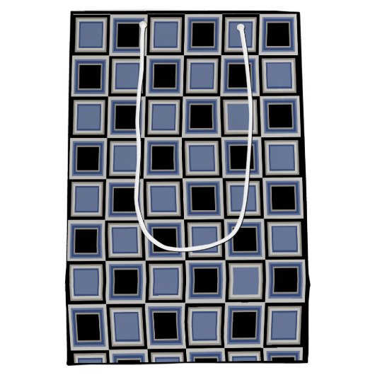 Squares pattern mittlere geschenktüte (Rückseite)