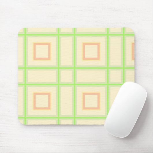Squares Pattern Mousepad (Mit Mouse)