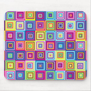Squares Pattern Mousepad