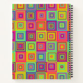 Squares Pattern Notizblock (Rückseite)