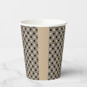 Squares pattern pappbecher (Links)