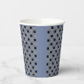 Squares pattern pappbecher (Links)