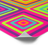 Squares Pattern Poster (Ecke)